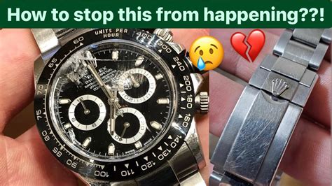 flache rolex anmachen|should i worry about scratching my rolex.